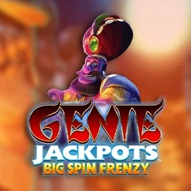 Genie Jackpots: Big Spin Frenzy logo by Blueprint Gaming at 50 Cent Casino