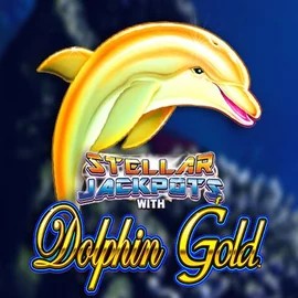 Dolphin Gold with Stellar Jackpots logo – Jackpots by Lightning Box Game at 50 Cent Casino