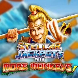 Play the Stellar Jackpots with More Monkeys slot by Lightning Box Game on 50 Cent Casino